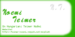 noemi teimer business card